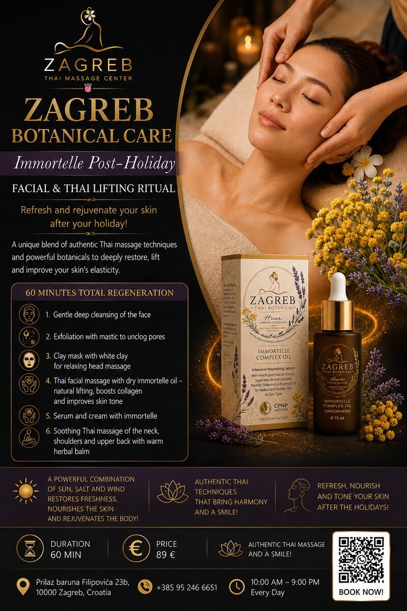 Immortelle Facial and Thai Lifting Ritual poster